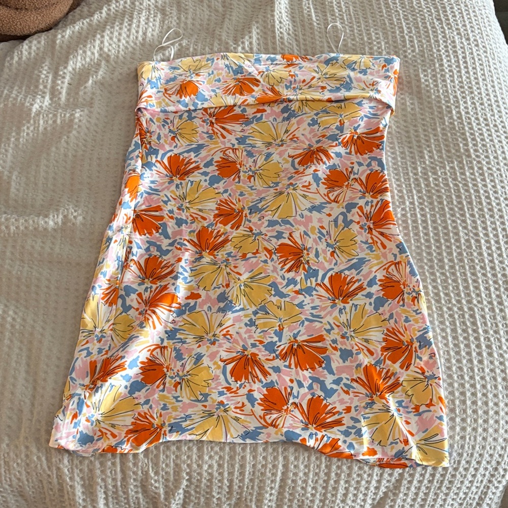 Vibrant Floral Mini Dress
